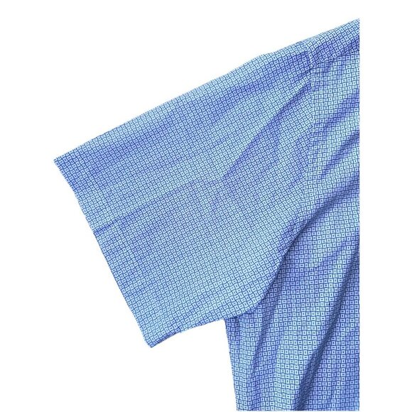 NEW Tailorbyrd Signature Gingham Short Sleeve Shirt Button Down Mens Size XL - Picture 7 of 9